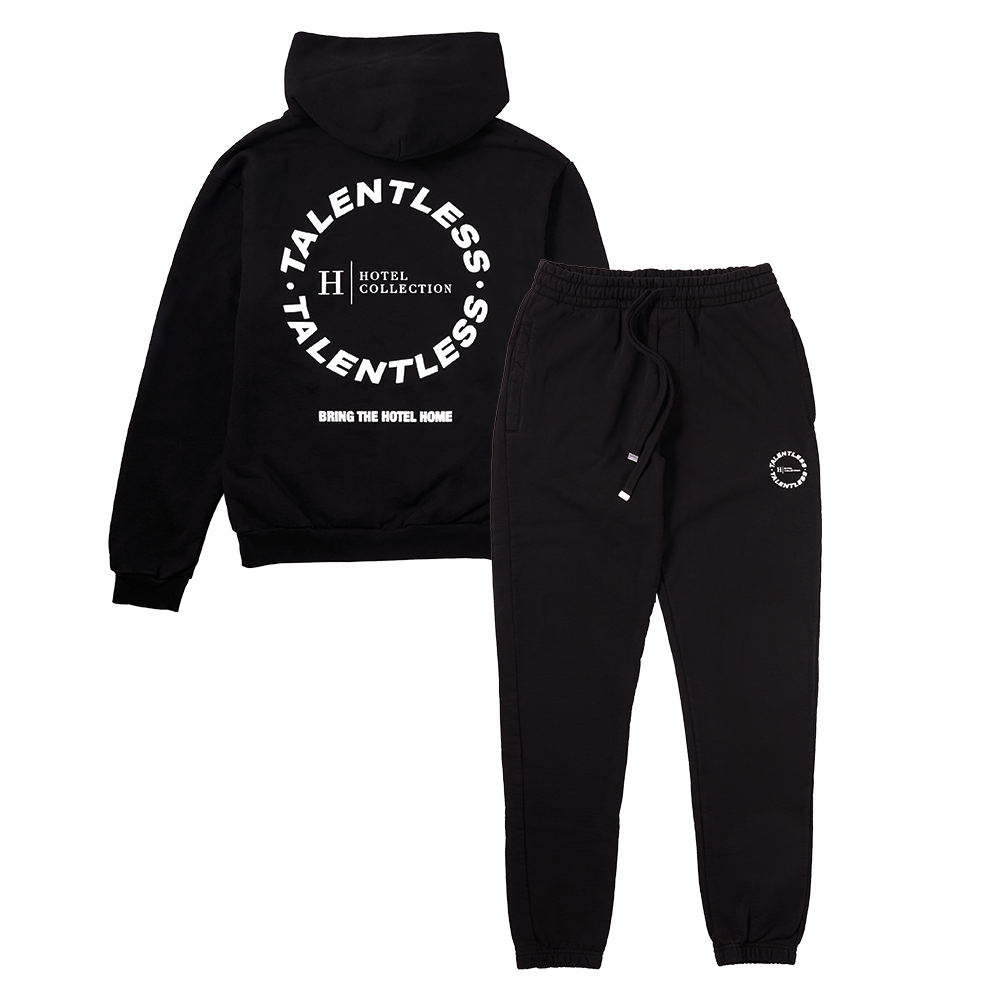 Mens Circle Logo Hoodie + Sweatpants Bundle